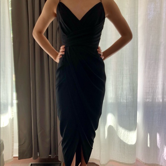 EVER NEW Charlotte Drape Midi Dress - Picture 1 of 1